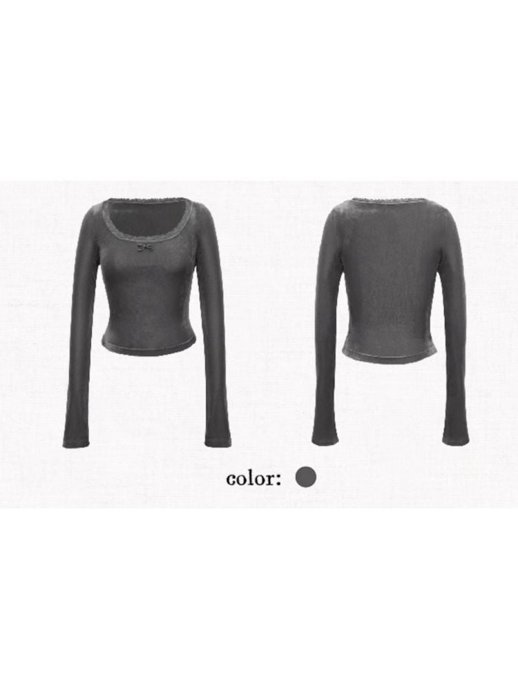 Lace Bottom Top【s0000010018】