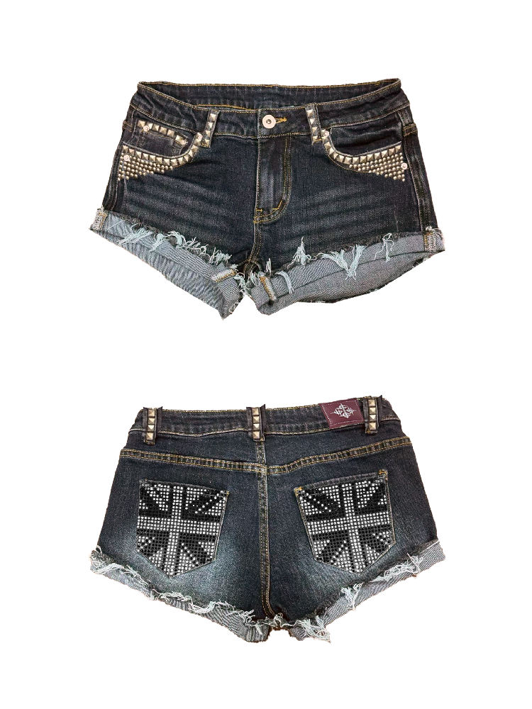 Rolled Edge Destructive Jeans【s0000018308】