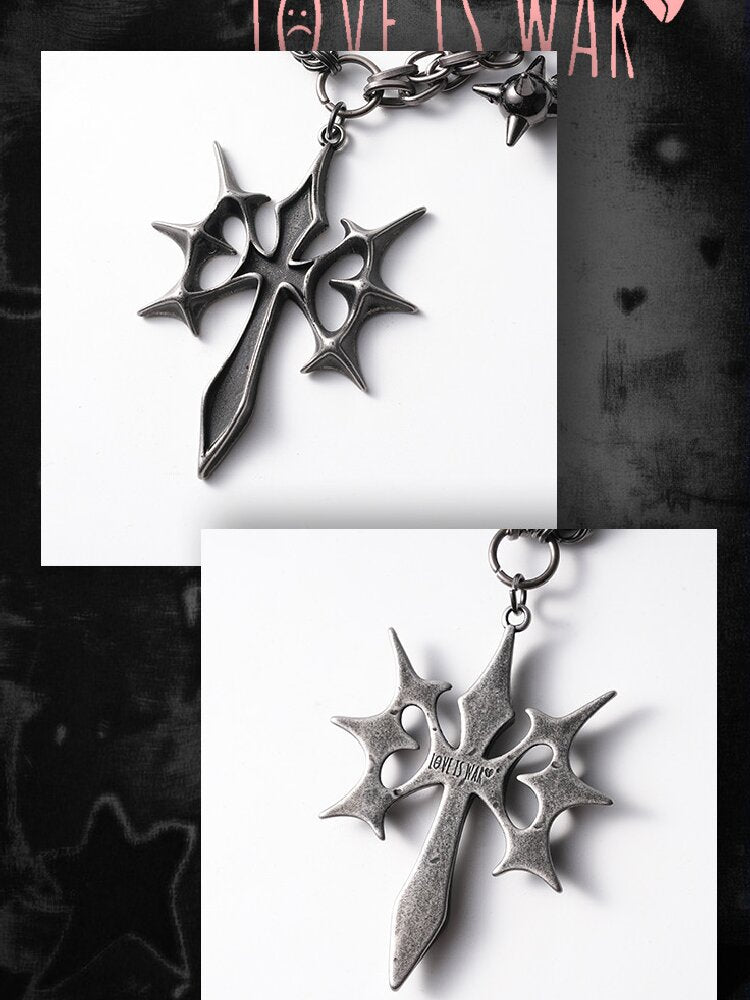 Castle Duke Gothic Punk Heavy Necklace【s0000018975】