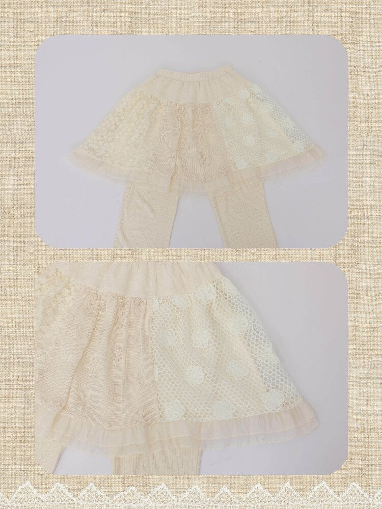 Crochet Patchwork Knitted Pants【s0000016510】