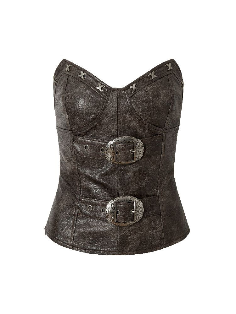 Slimming Wrap Short Leather Breastplate【s0000011827】