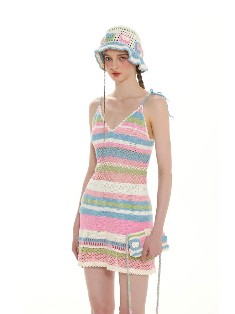 Plaid Hollowed Out Fisherman's Hat【s0000008685】