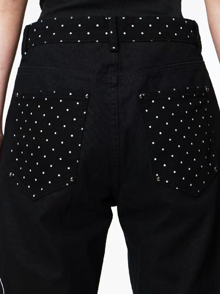 Vintage Polka Dot Knife Jeans【s0000018207】