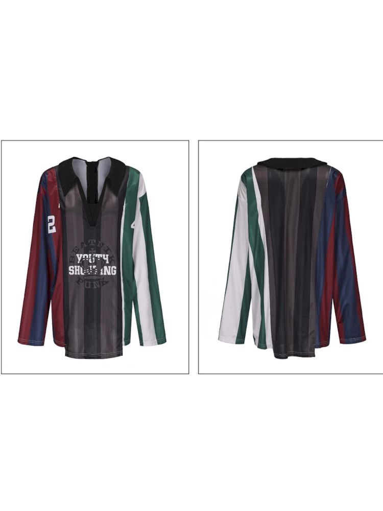 Mismatched Clash Colorable Off Shoulder Tee【s0000009957】