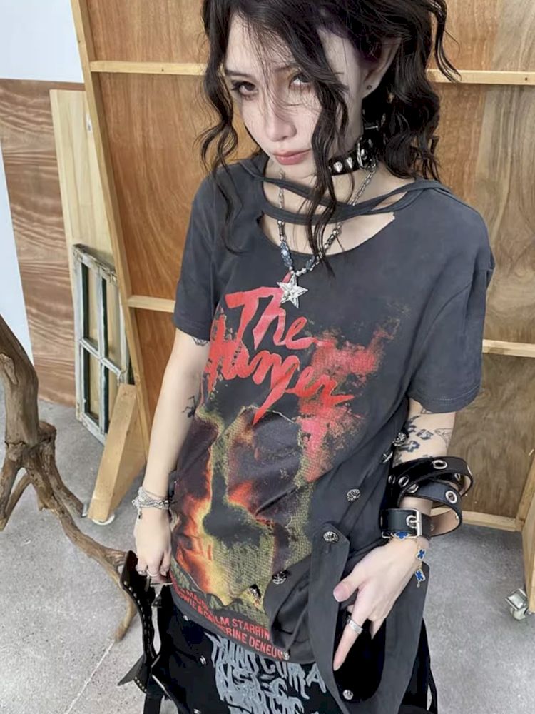 Waistband Punk Short Sleeve【s0000009289】