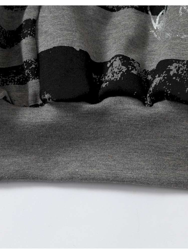 Striped Print Loose Bat Sleeve Dress【s0000014658】