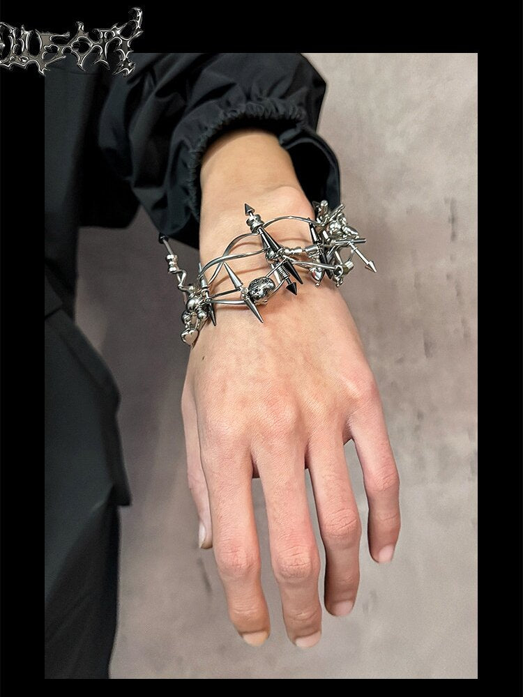Avant-Garde Punk Futuristic Bracelet【s0000018880】