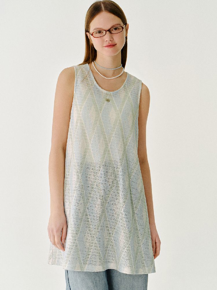 Long A-Line Vest Dress【s0000011984】