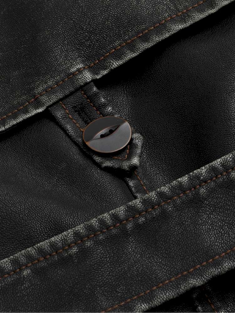 Heavy Industry Fur Collar Distressed Hooded Coat【s0000014671】