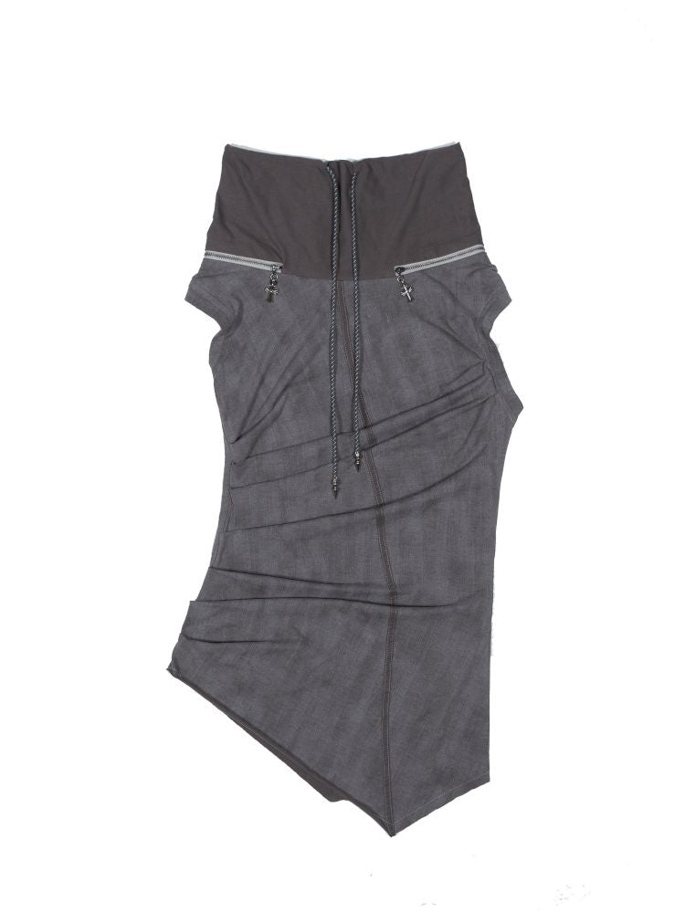 Irregular Pleated Multi-Wear Vest【s0000012658】