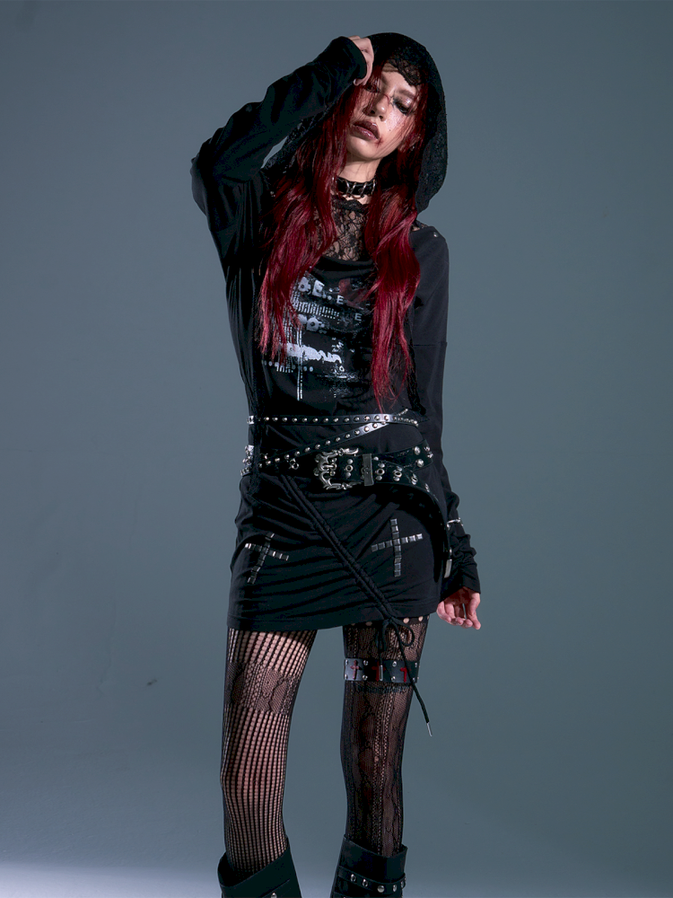 Printed Long Sleeve Knit Dress【s0000013690】 – SCULTURE Printed Long Sleeve Knit Dress【s0000013690】 – SCULTURE