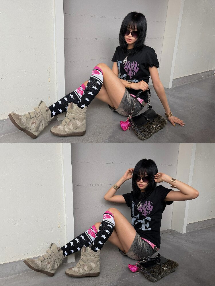 Leopard Print Love Street Tee【s0000018218】