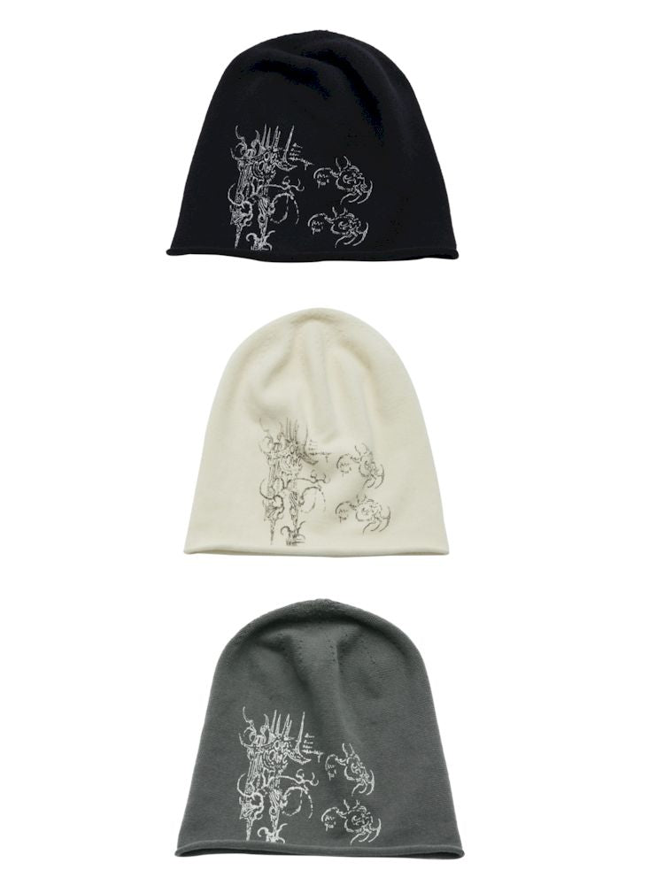 Knit Roll-Up Stacked Hat【s0000007906】