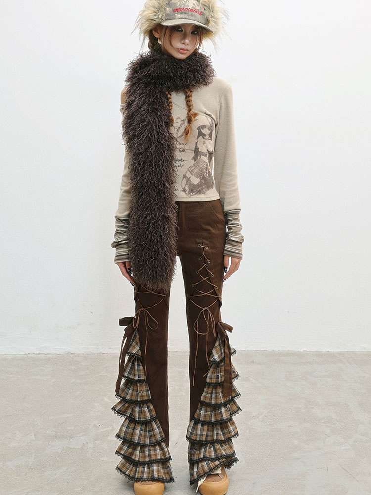 Imitation Sheep Wool Warm Scarf【s0000014833】