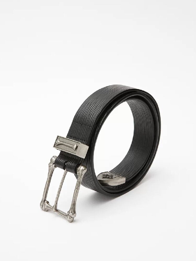 Embossed Leather Niche Belt【s0000018276】