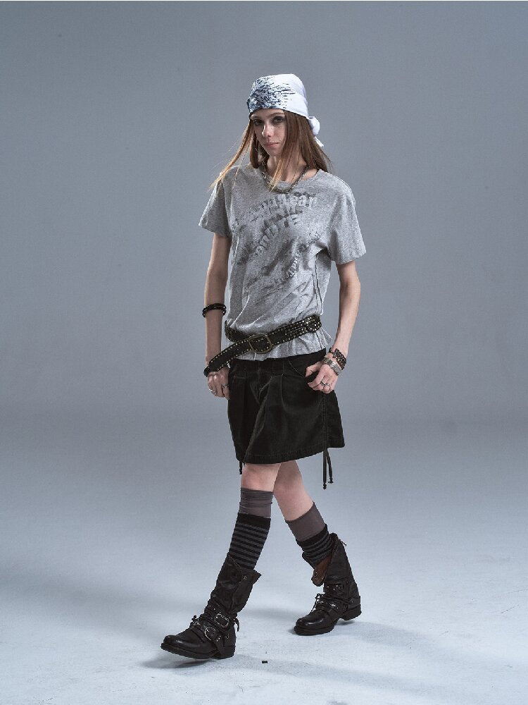 Wear Side Drawstring Split Skirt【s0000016894】