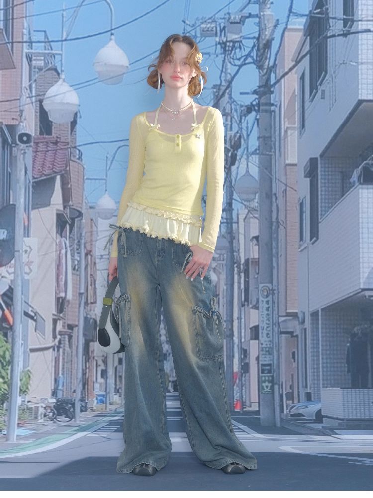 Long Sleeve Top T-shirt【s0000012241】