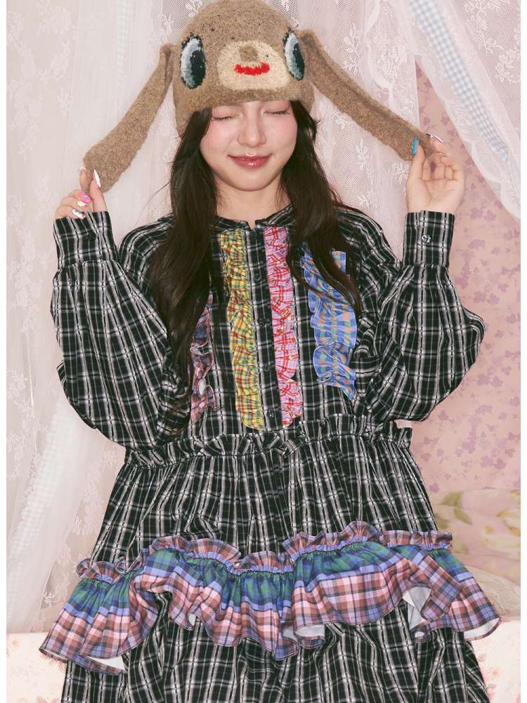 Caramel Brown Long Ears Plush Rabbit Hat【s0000014825】