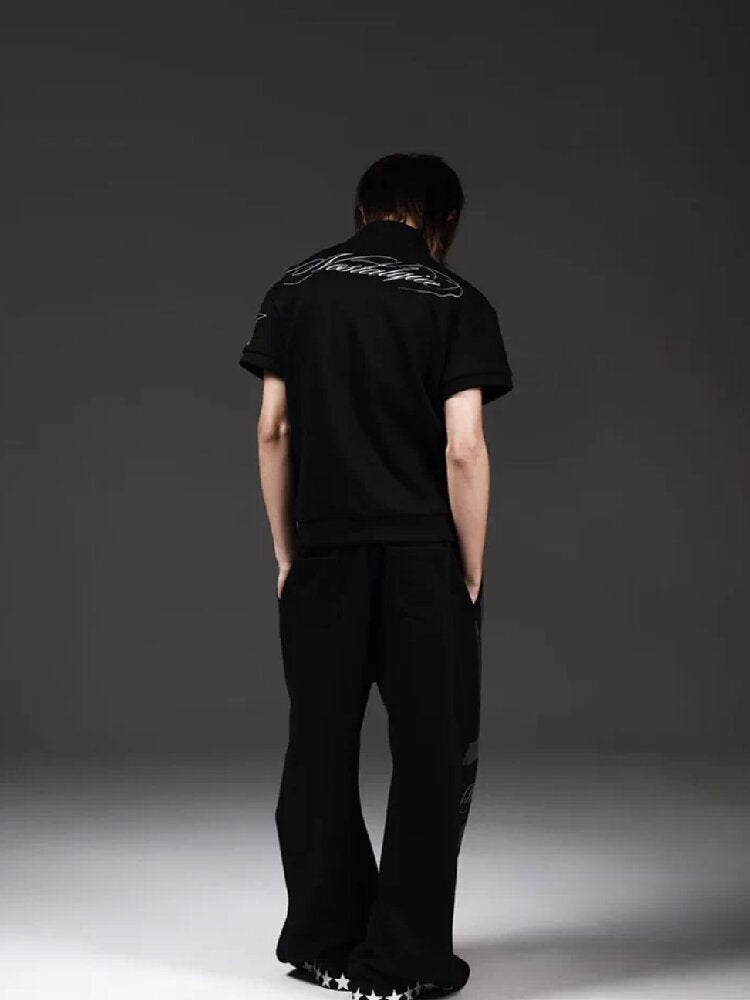 Flag Sub-Print Stand-Up Zip Tee【s0000018275】