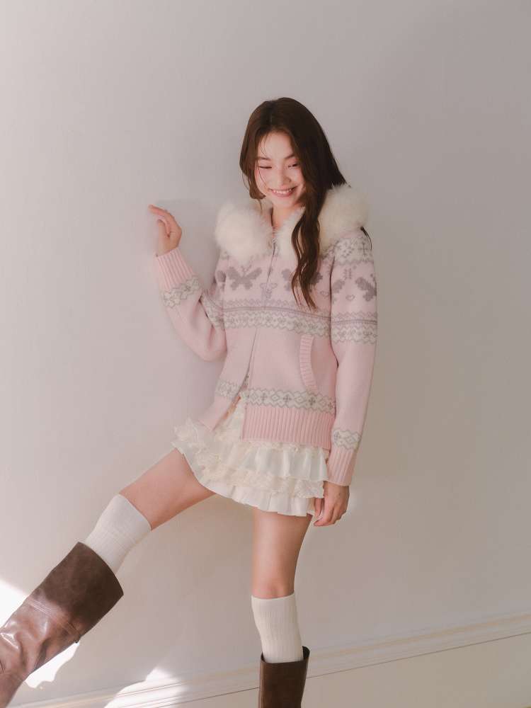 Long-Sleeve Knit Cardigan【s0000014609】