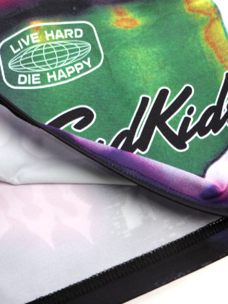 Dark Rock Lightning Print T-shirt【s0000015891】