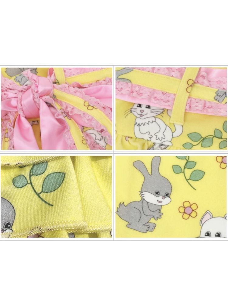 Cat Rabbit Printed Cake Skirt Pants【s0000008984】