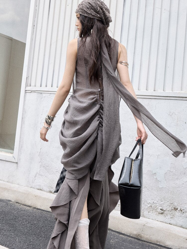 Urban Lazy Ruffle Lace-up Skirt【s0000016865】