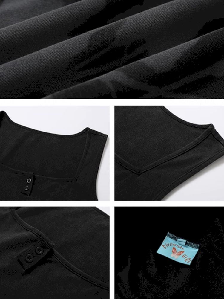 Irregular Printed Dress A-Line Vest Halter Long Skirt【s0000008859】