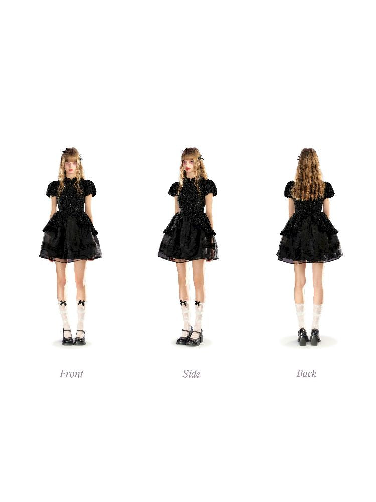 "Scorching Night" Chinese Doll's Dress【s0000009313】