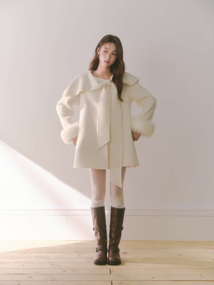 Double-Faced Tweed Coat【s0000014607】