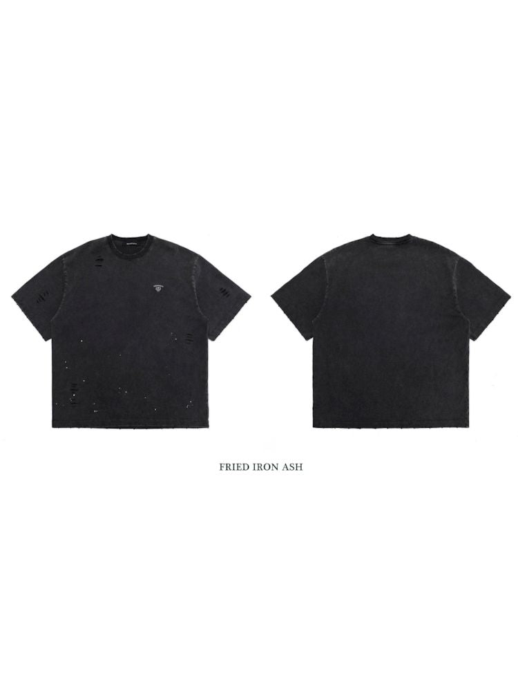 Casual loose embroidery T-shirt【s0000008679】