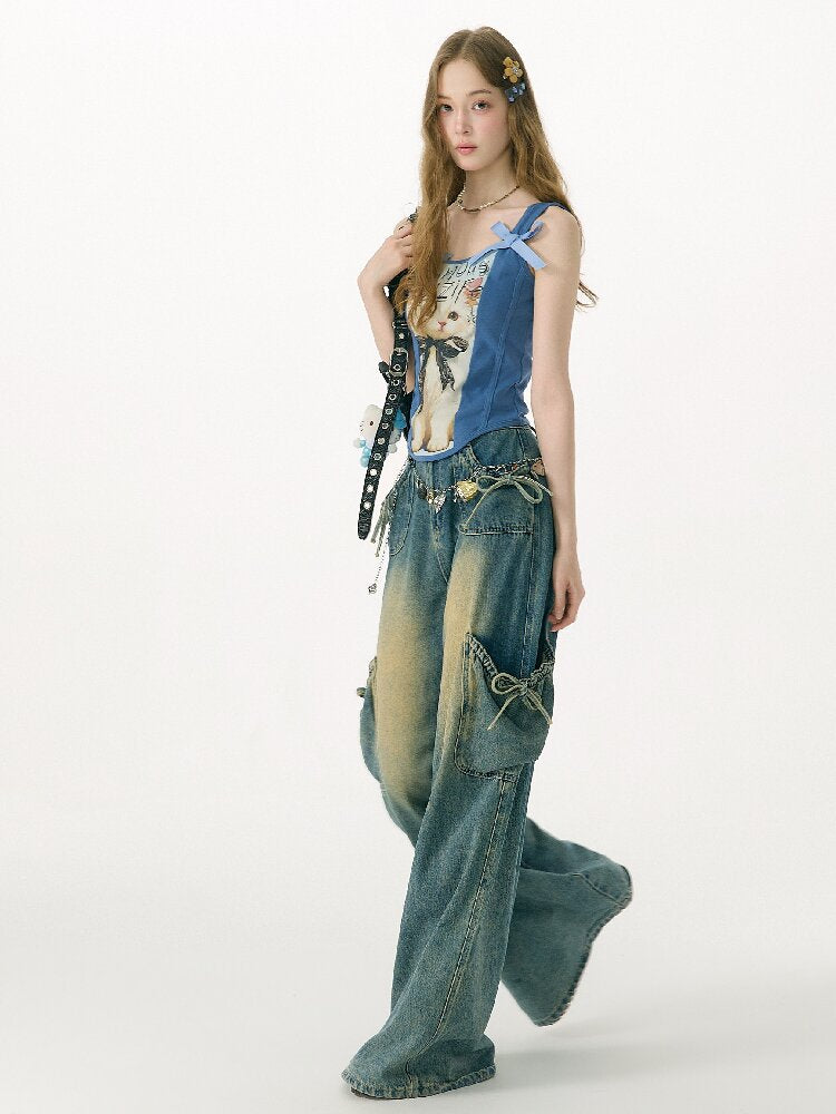 Elegant Bow Strap Slim Camisole【s0000017160】
