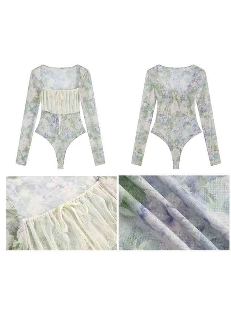 Stretch Mesh Long Sleeve Shirt【s0000008765】