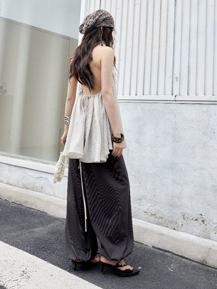 Romantic Sequin Halterneck Dress【s0000016863】