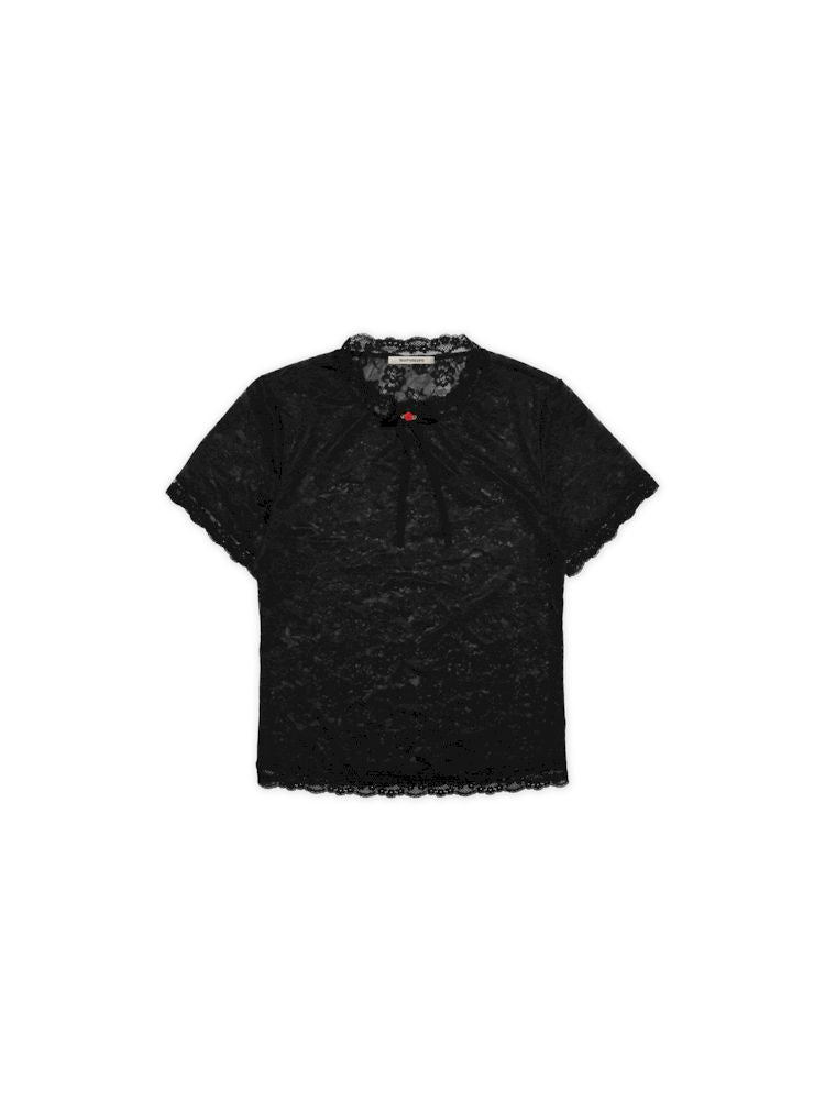 Small flowers short-sleeved T-shirt【s0000008655】