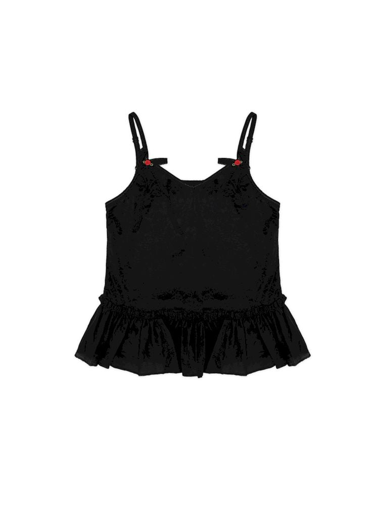 Romantic Crochet Lace Bow Flower Camisole【s0000008665】