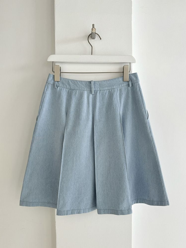Thin Denim Jacket Half Skirt Set【s0000007456】