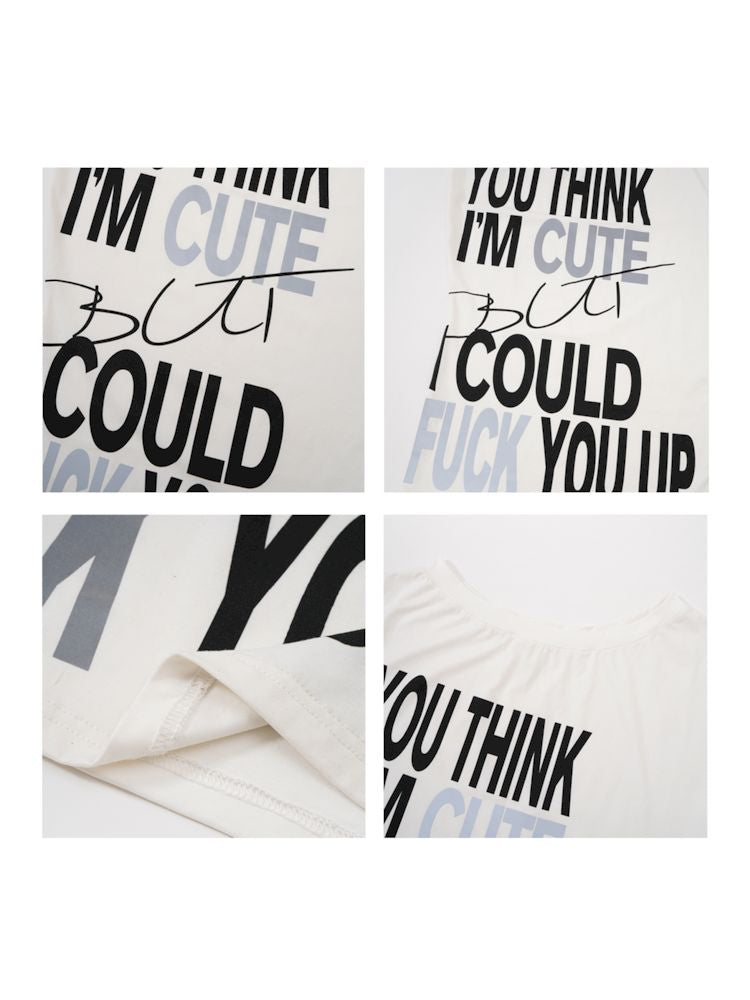 Stretchy Letter Wrap T-Shirt Dress【s0000008509】