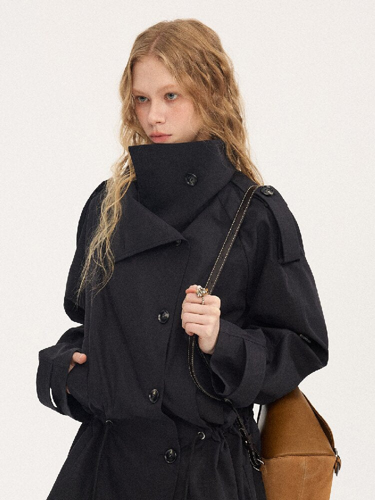 Double Drawstring Trench Coat【s0000015902】