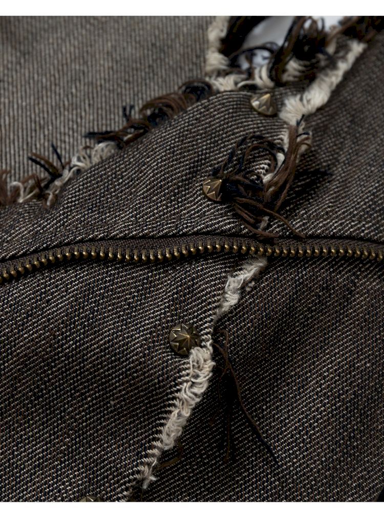 Stacked Waisted Irregular Vest【s0000013472】