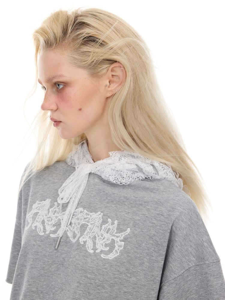 Hooded backless sports T-shirt【s0000012988】