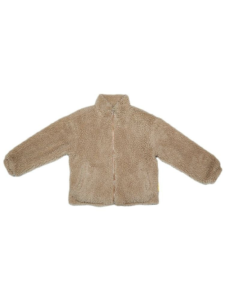 Double Sided Paw Print Plush Jacket【s0000005715】