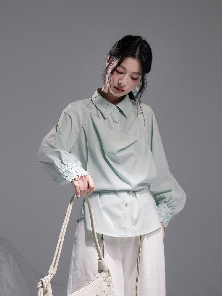 Ultra-fine Denier Fiber Two-piece Shirt【s0000015752】