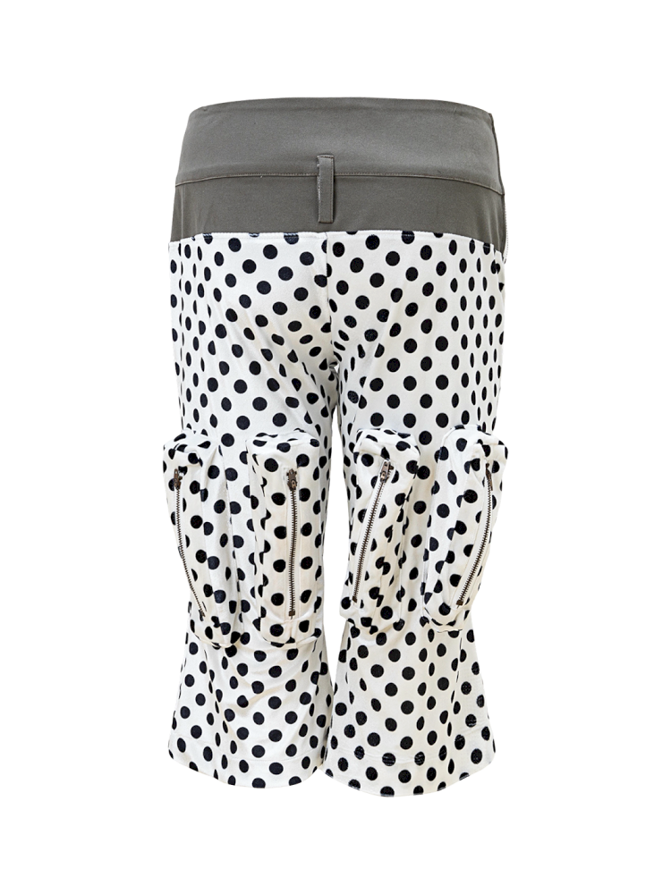 Polka dot wide-leg casual pants【s0000013180】