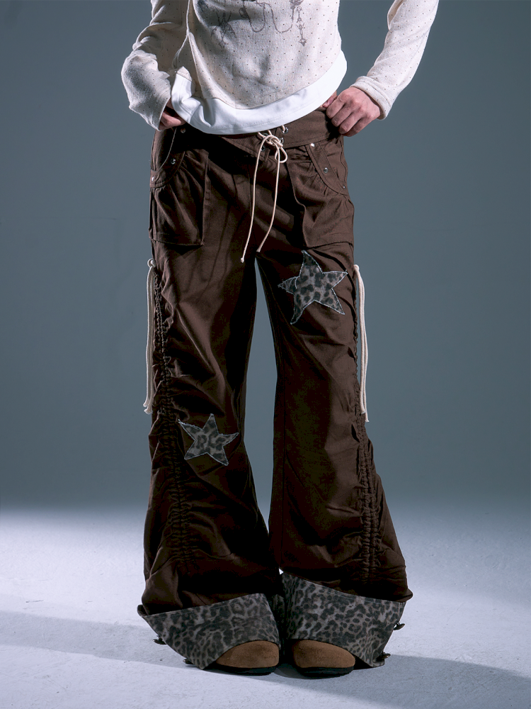 Flap Loose Casual Wide Leg Pants【s0000013691】