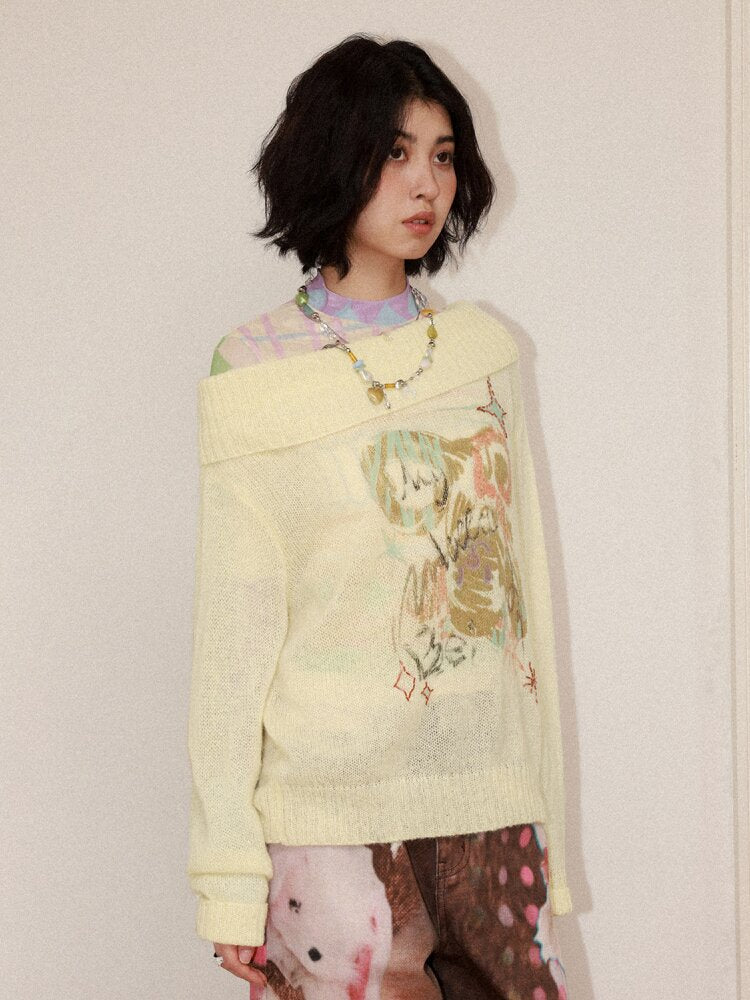 Geometric Print Skin Long Sleeve Tee【s0000015458】