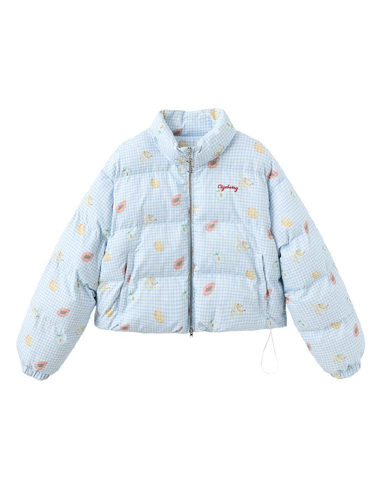 Retro Print Cotton Short Coat【s0000011428】