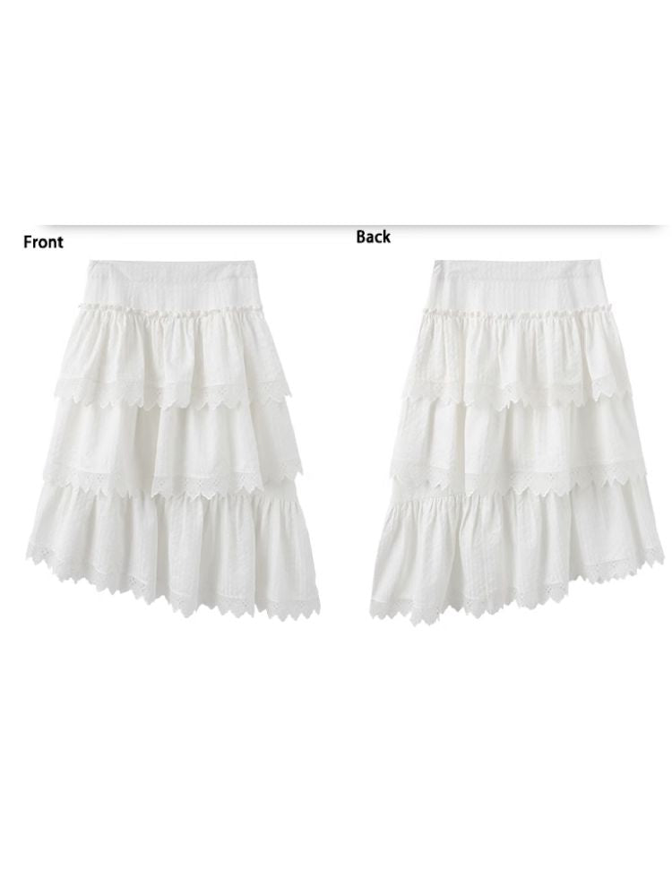Heavy Lace Cake Skirt【s0000011421】