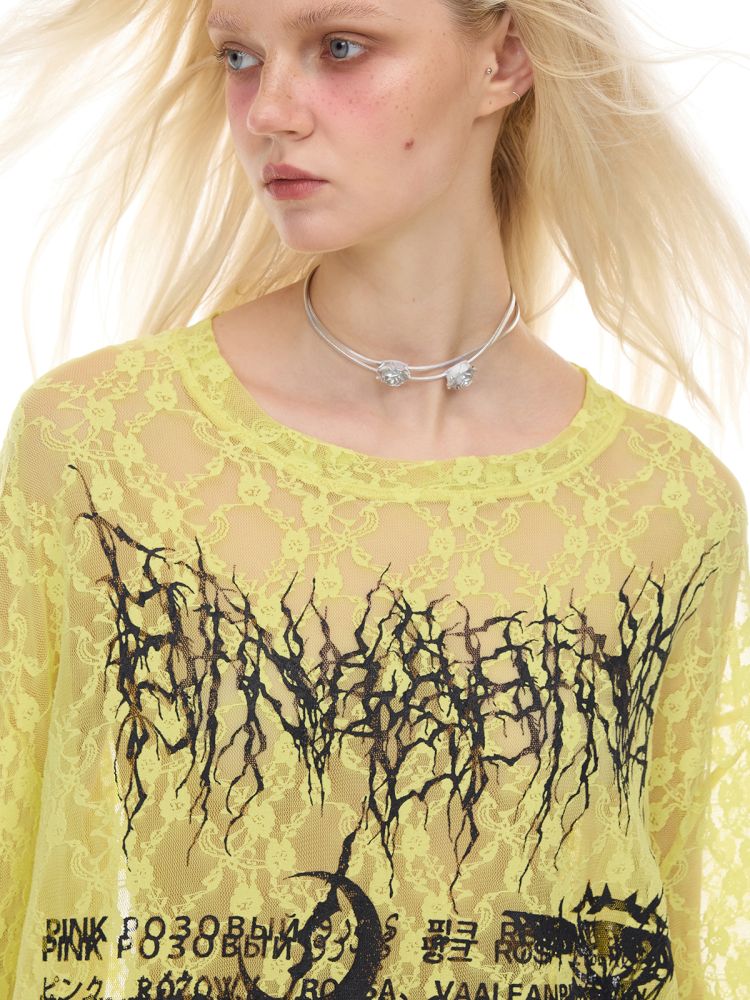Oversized Gender-Neutral Layered T-Shirt【s0000012989】