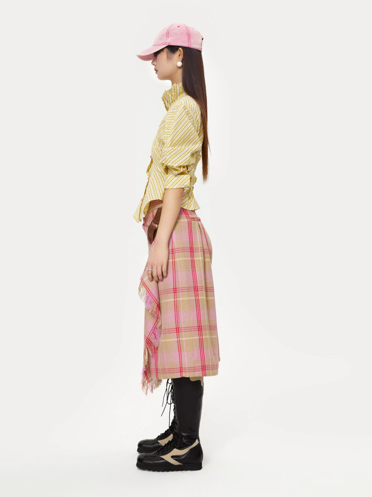 Plaid casual pants【s0000007229】